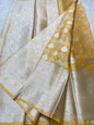 Beige shade warm silk  Banarasi saree