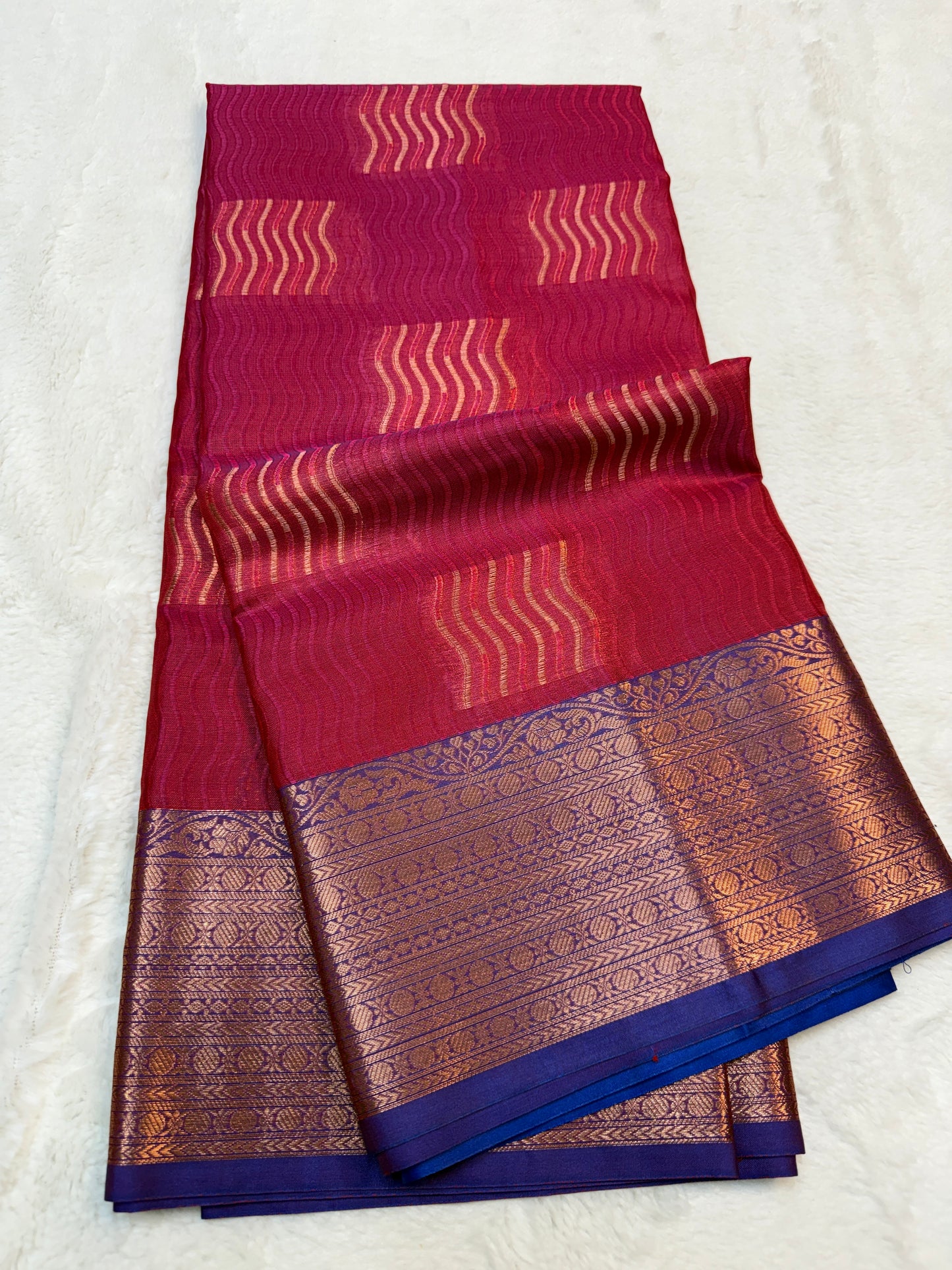 Multicolor silky milky Premium Banarasi Saree
