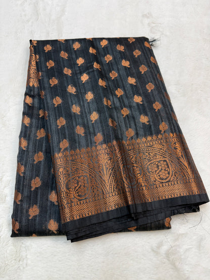 Multicolour khadi silk Banarasi saree