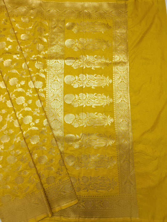 Banarasi semi khaddi georgette saree