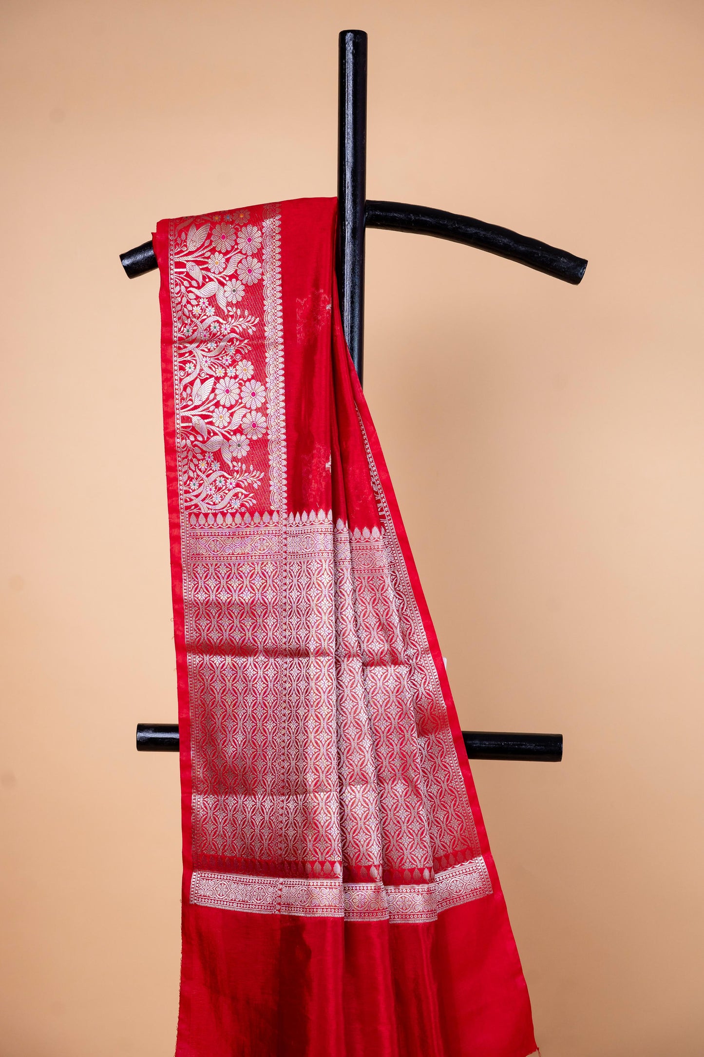 Red Raw Mango Premium Banarasi Saree