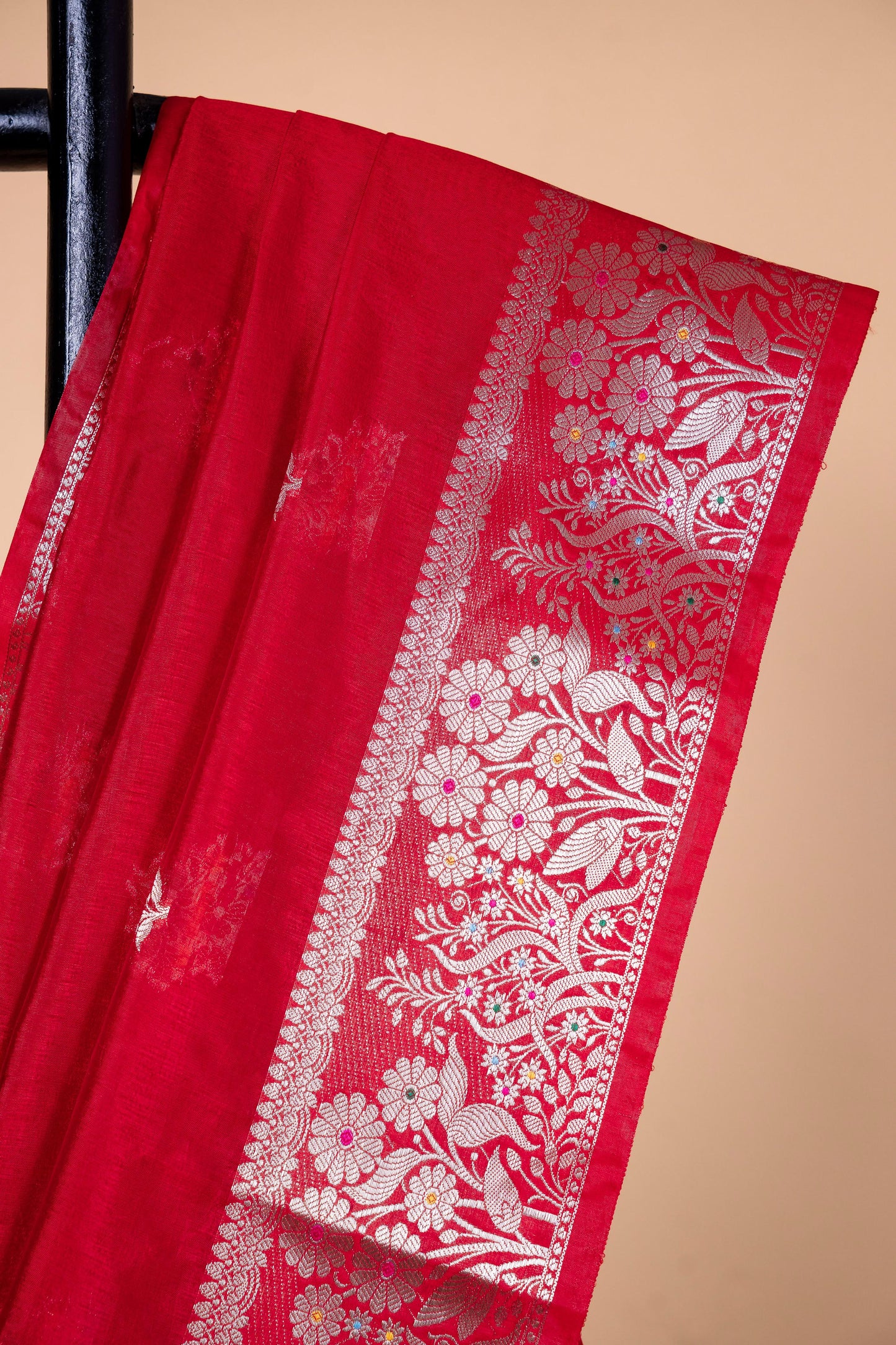 Red Raw Mango Premium Banarasi Saree