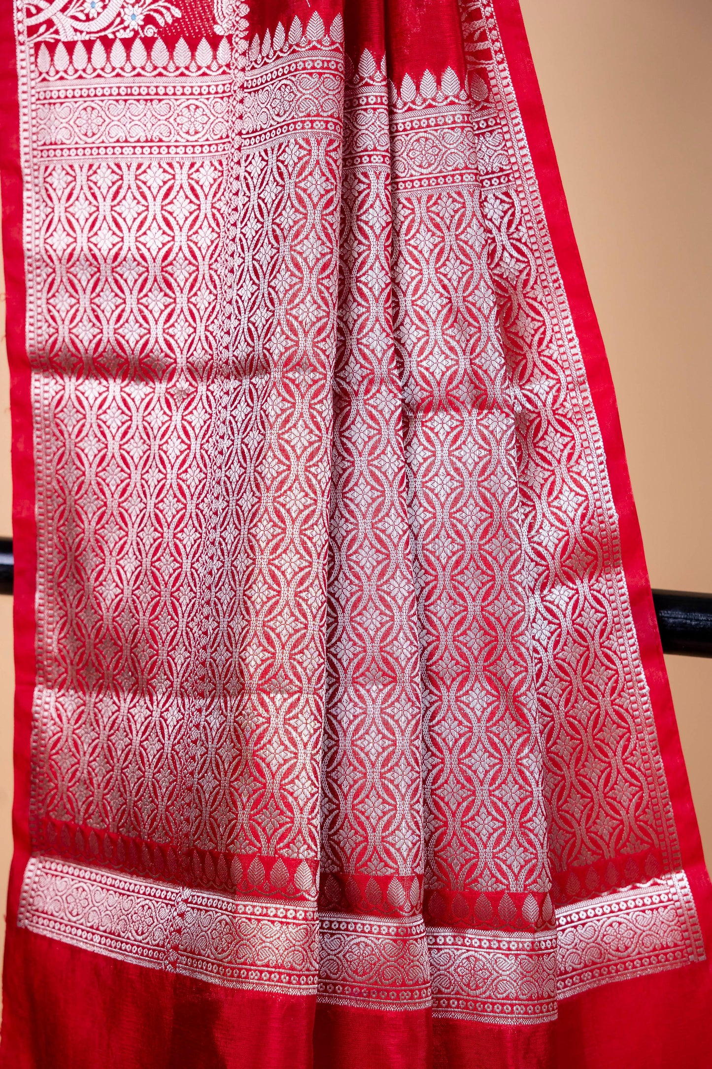 Red Raw Mango Premium Banarasi Saree