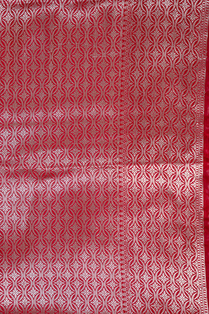 Red Raw Mango Premium Banarasi Saree
