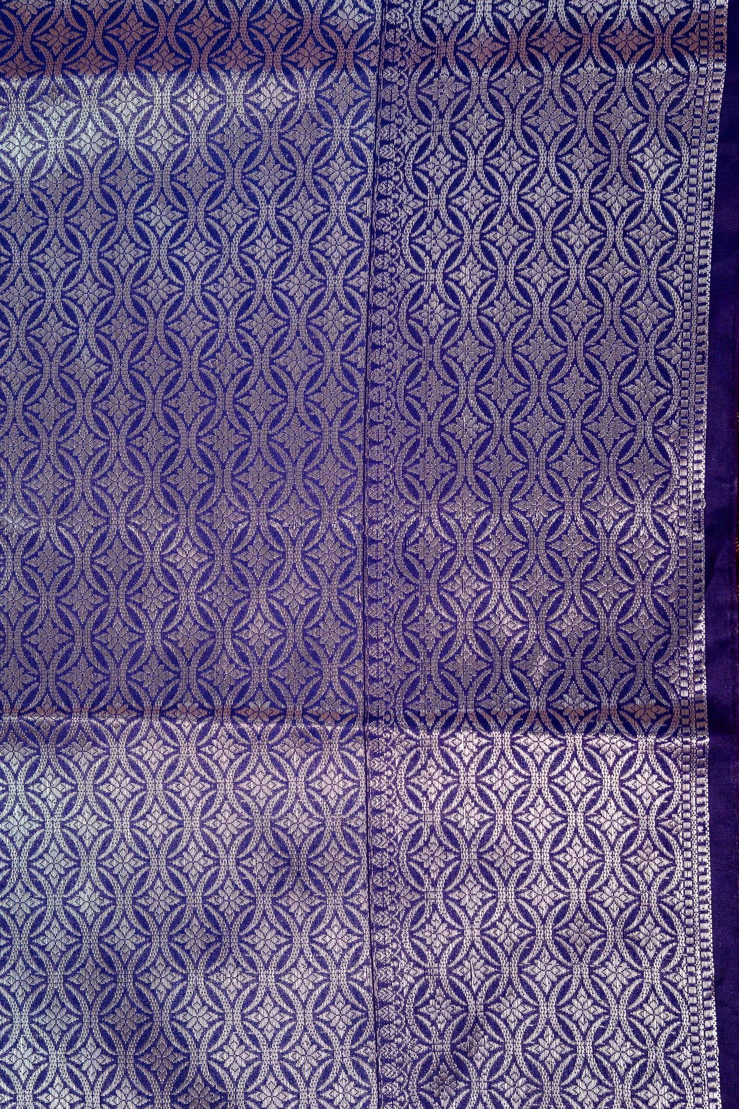 Royal Blue Raw Mango Premium Banarasi Saree
