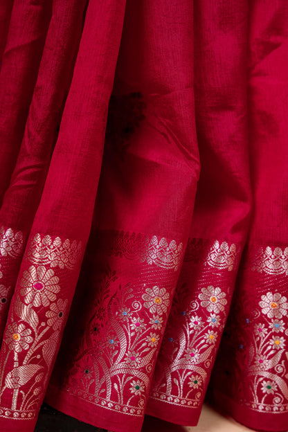 Maharani Raw Mango Premium Banarasi Saree