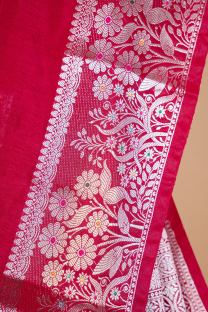 Maharani Raw Mango Premium Banarasi Saree