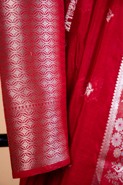 Maharani Raw Mango Premium Banarasi Saree