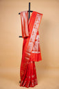Orange Raw Mango Premium Banarasi Saree