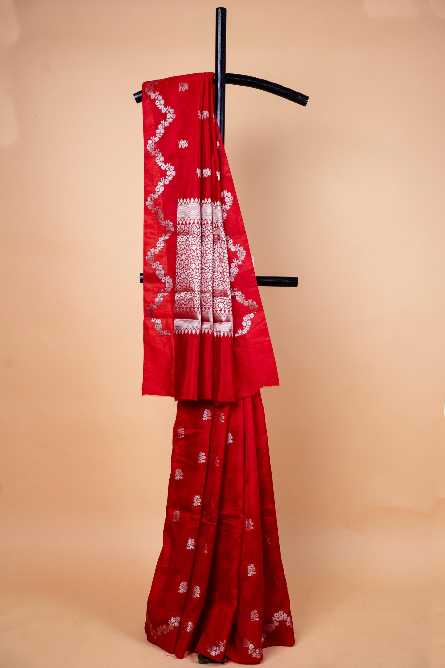 Red Raw Mango Premium Banarasi Saree