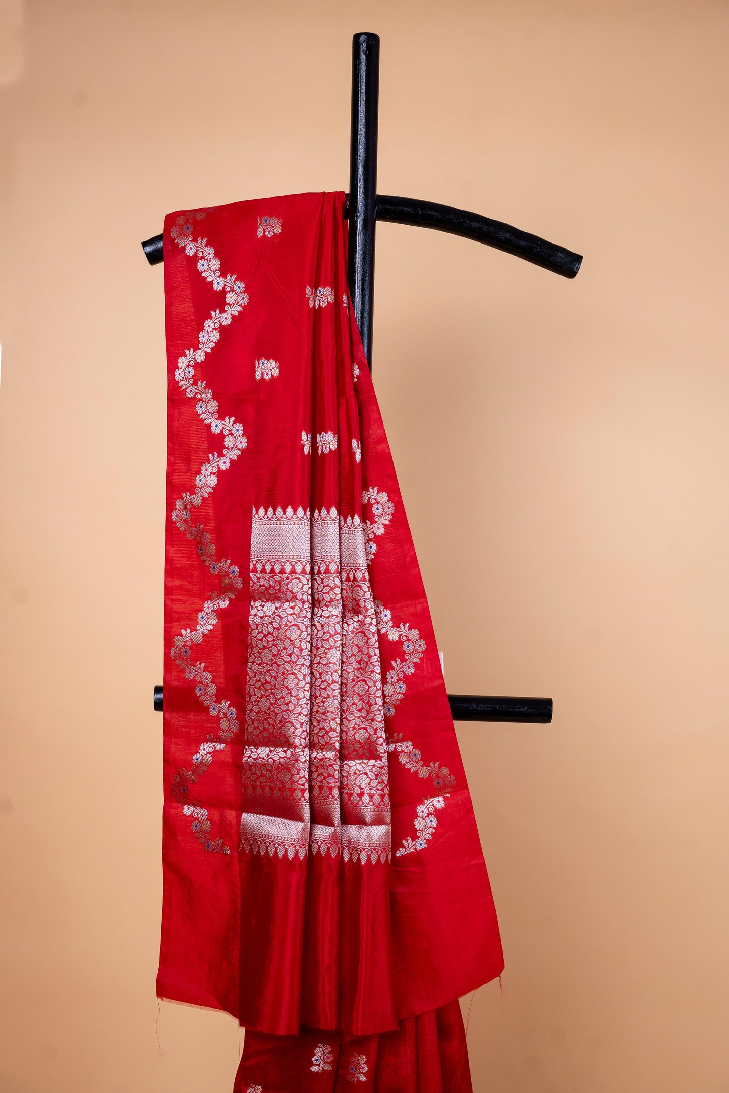 Red Raw Mango Premium Banarasi Saree