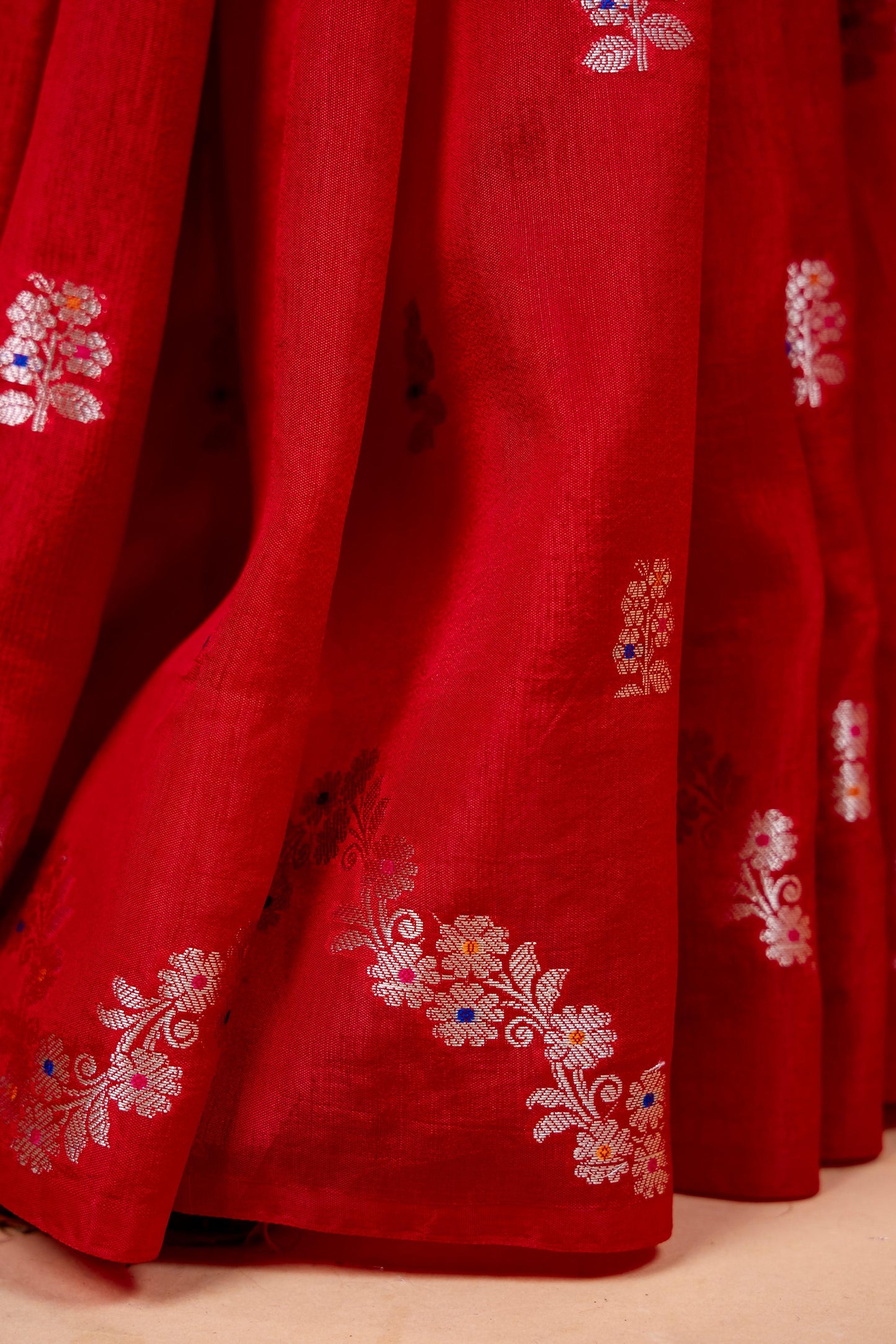 Red Raw Mango Premium Banarasi Saree