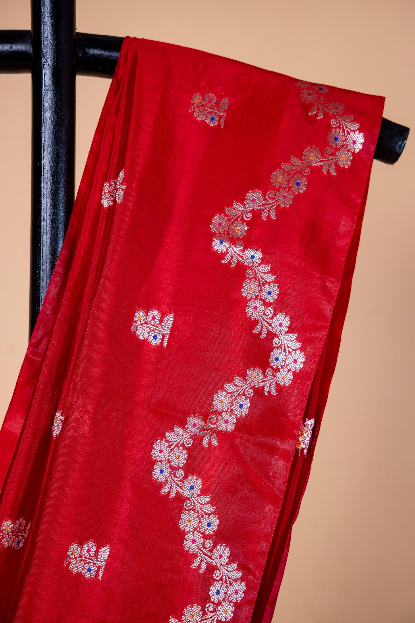 Red Raw Mango Premium Banarasi Saree