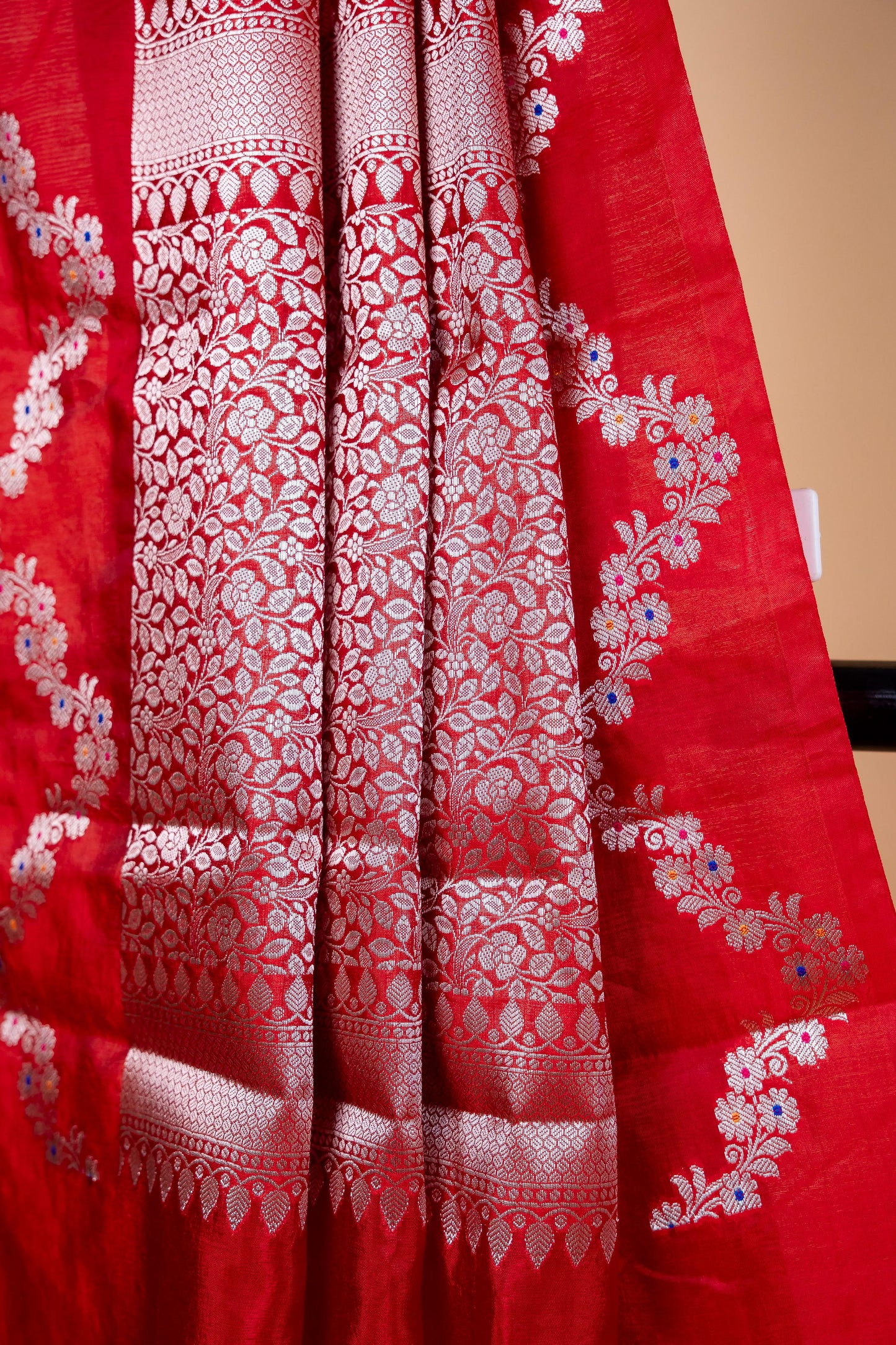 Red Raw Mango Premium Banarasi Saree