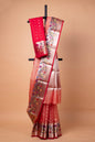 Red Tissue Kota Designer Paithni Border Premium Banarasi Saree