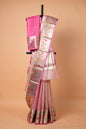 Pink Tissue Kota Designer Pathni Border Premium Banarasi Saree
