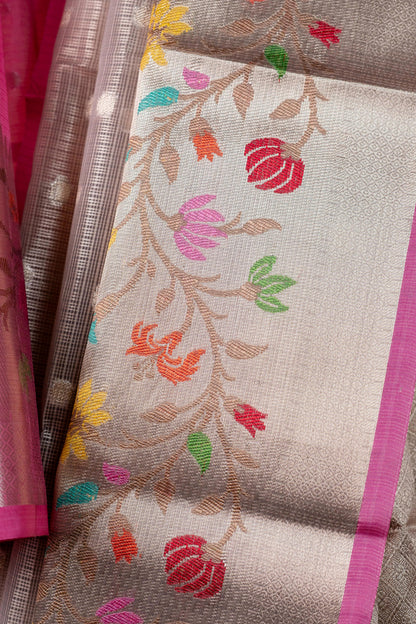 Tissue Kota Designer Paithni Border Premium Banarasi Saree