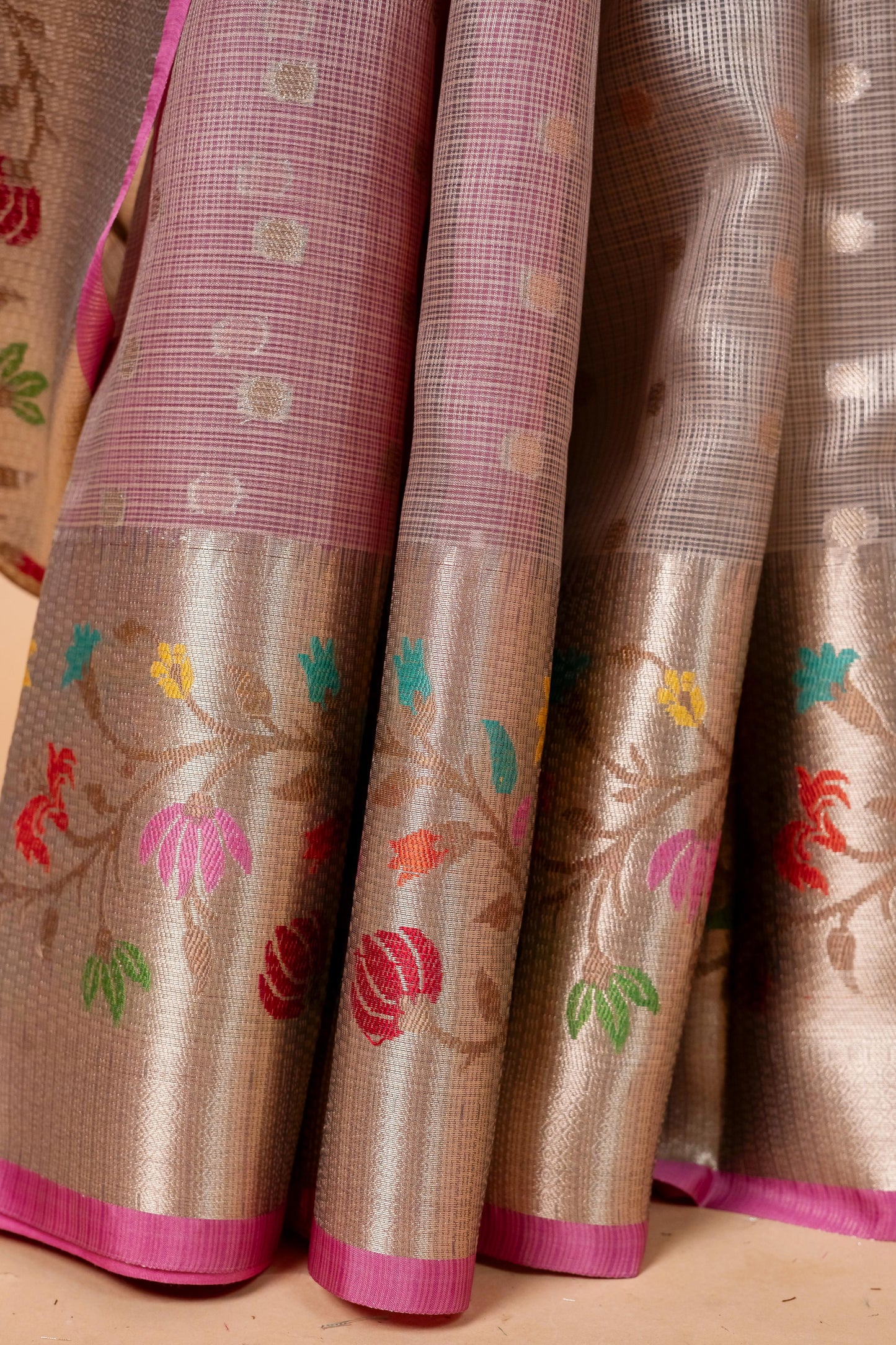Tissue Kota Designer Paithni Border Premium Banarasi Saree