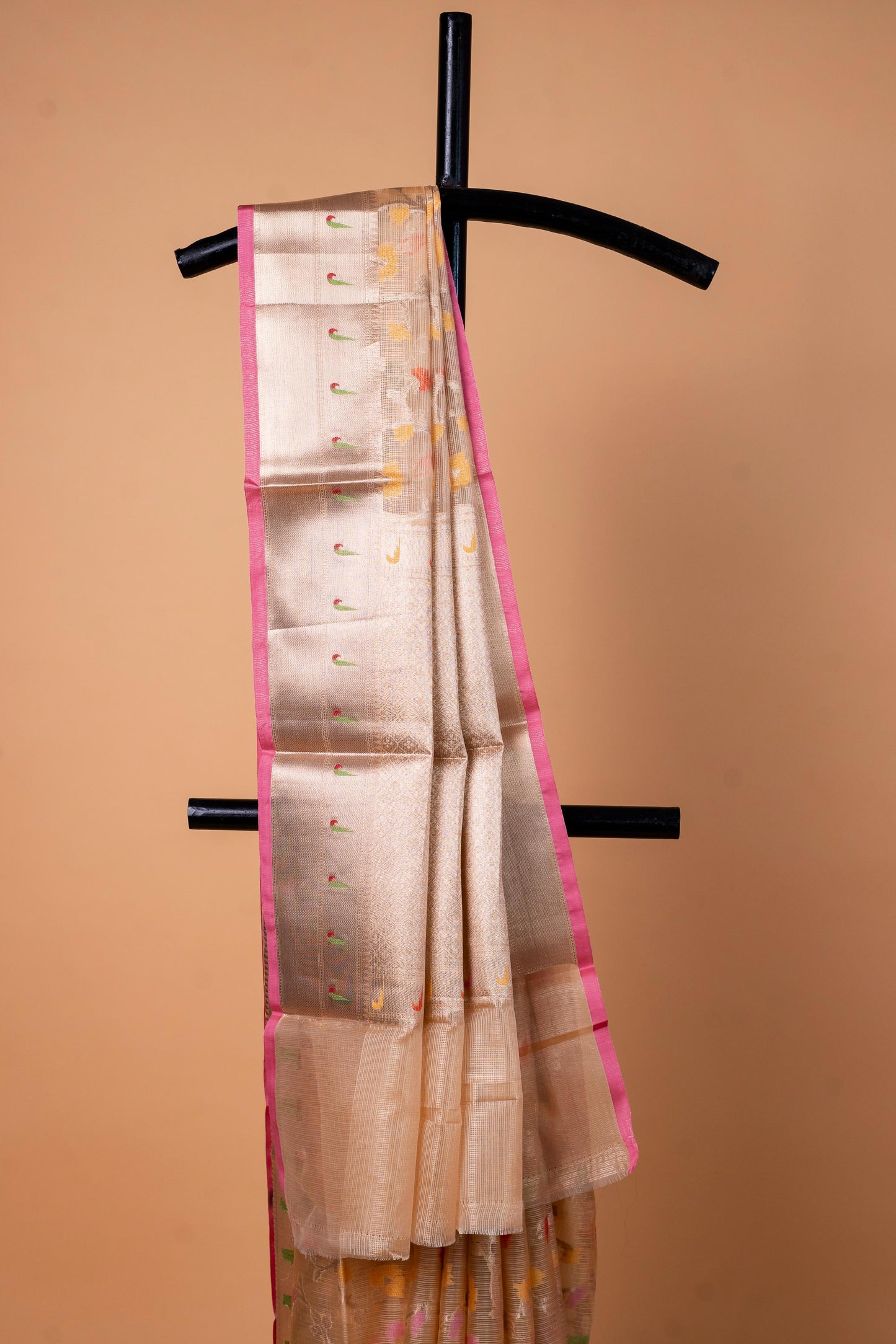 Gold Tissue Kota Designer Pathni Border Premium Banarasi Saree