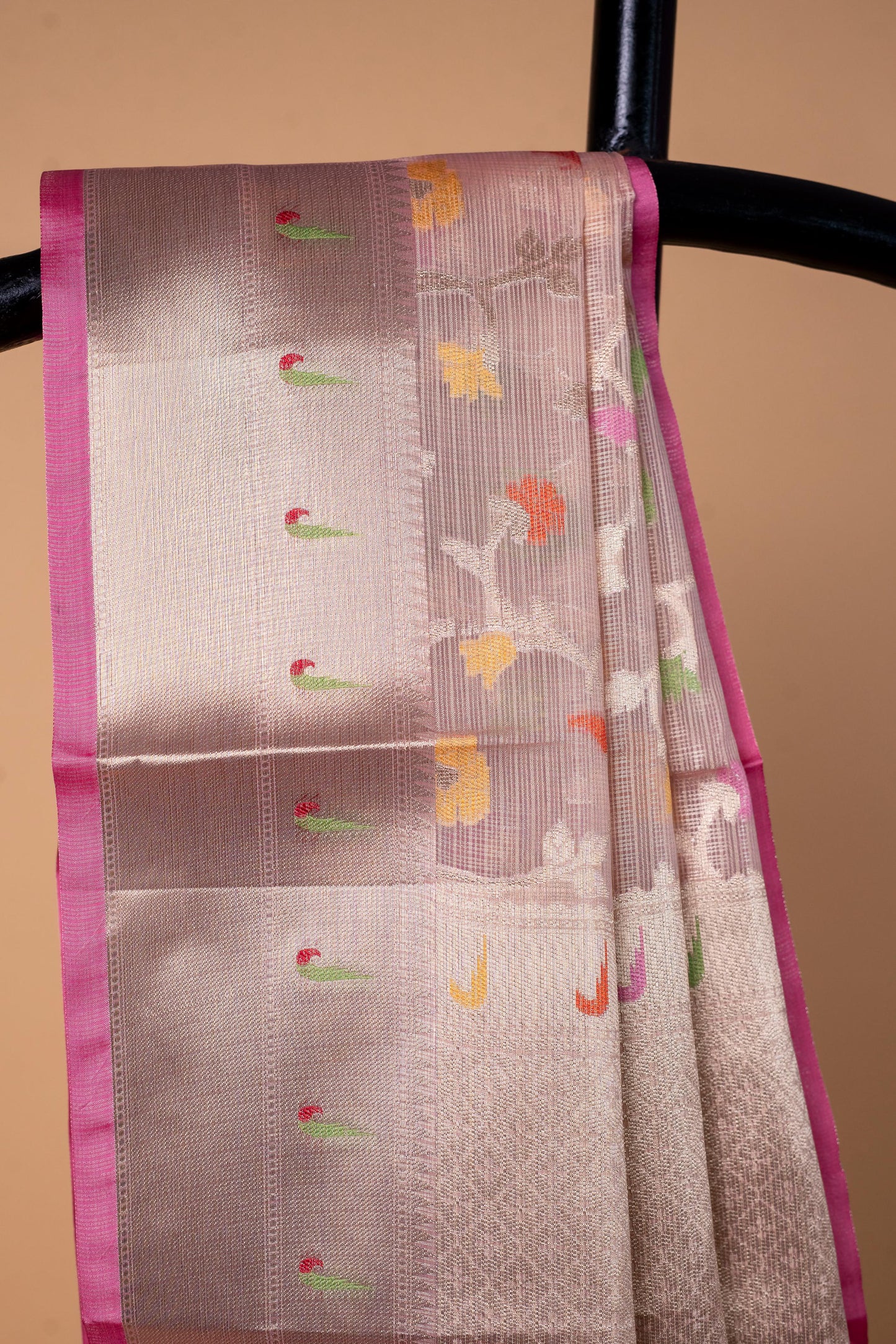 Tissue Kota Designer Pathni Border Premium Banarasi Saree