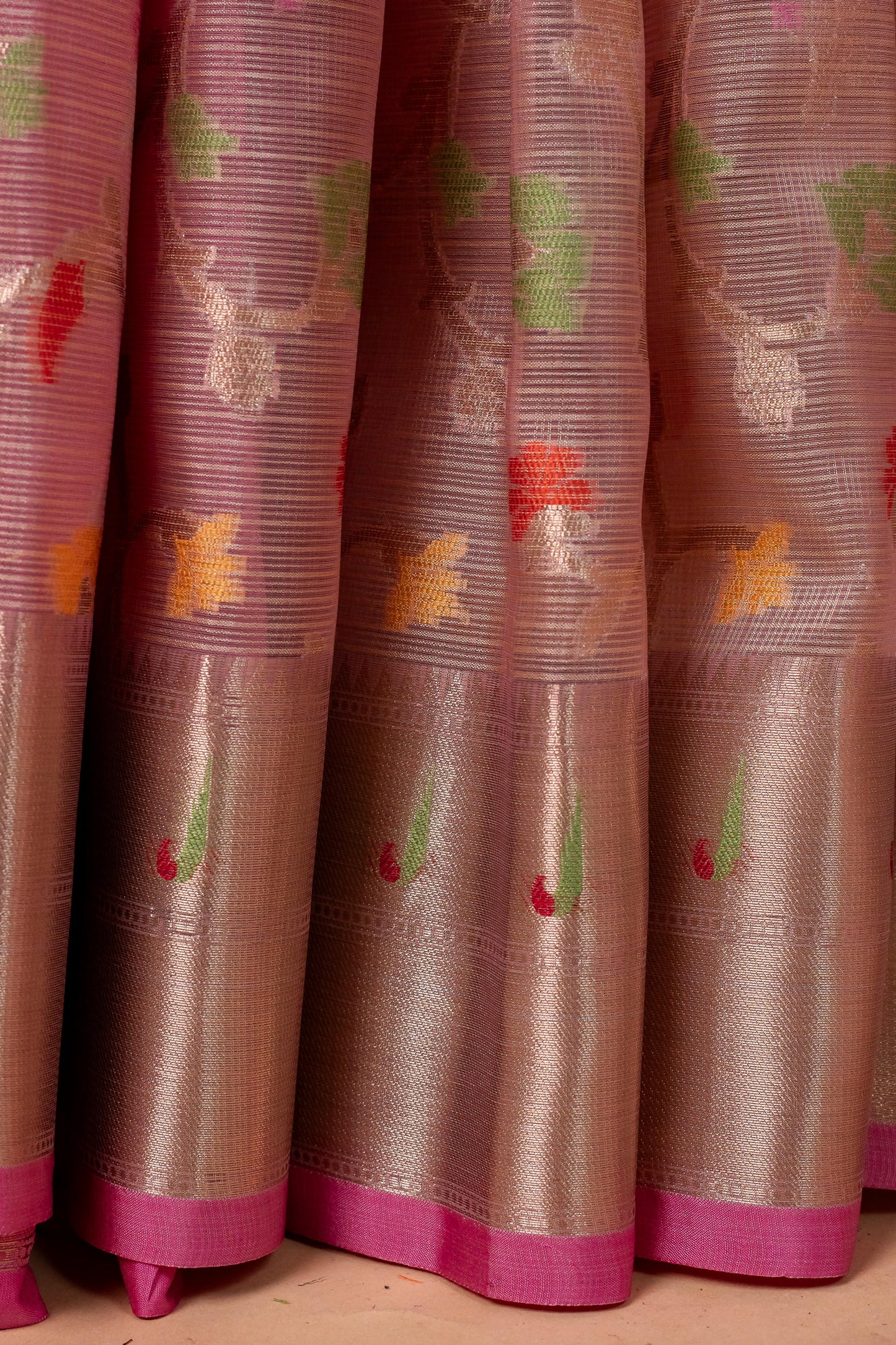 Tissue Kota Designer Pathni Border Premium Banarasi Saree