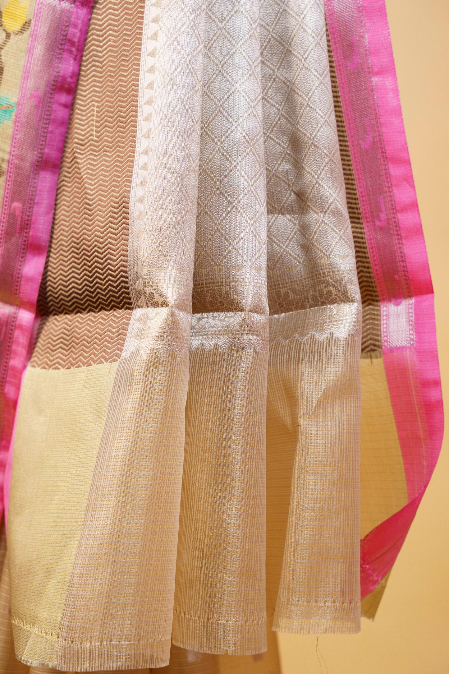 Gold Tissue Kota Designer Pathni Border Premium Banarasi Saree