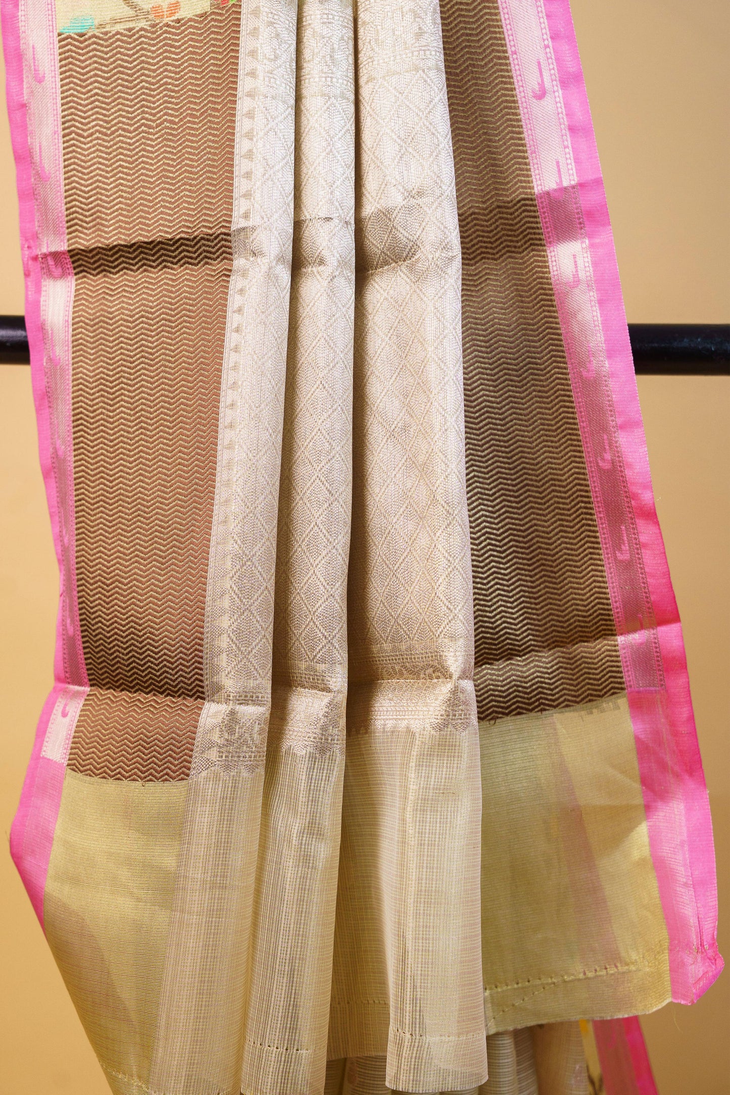 Green Tissue Kota Designer Pathni Border Premium Banarasi Saree