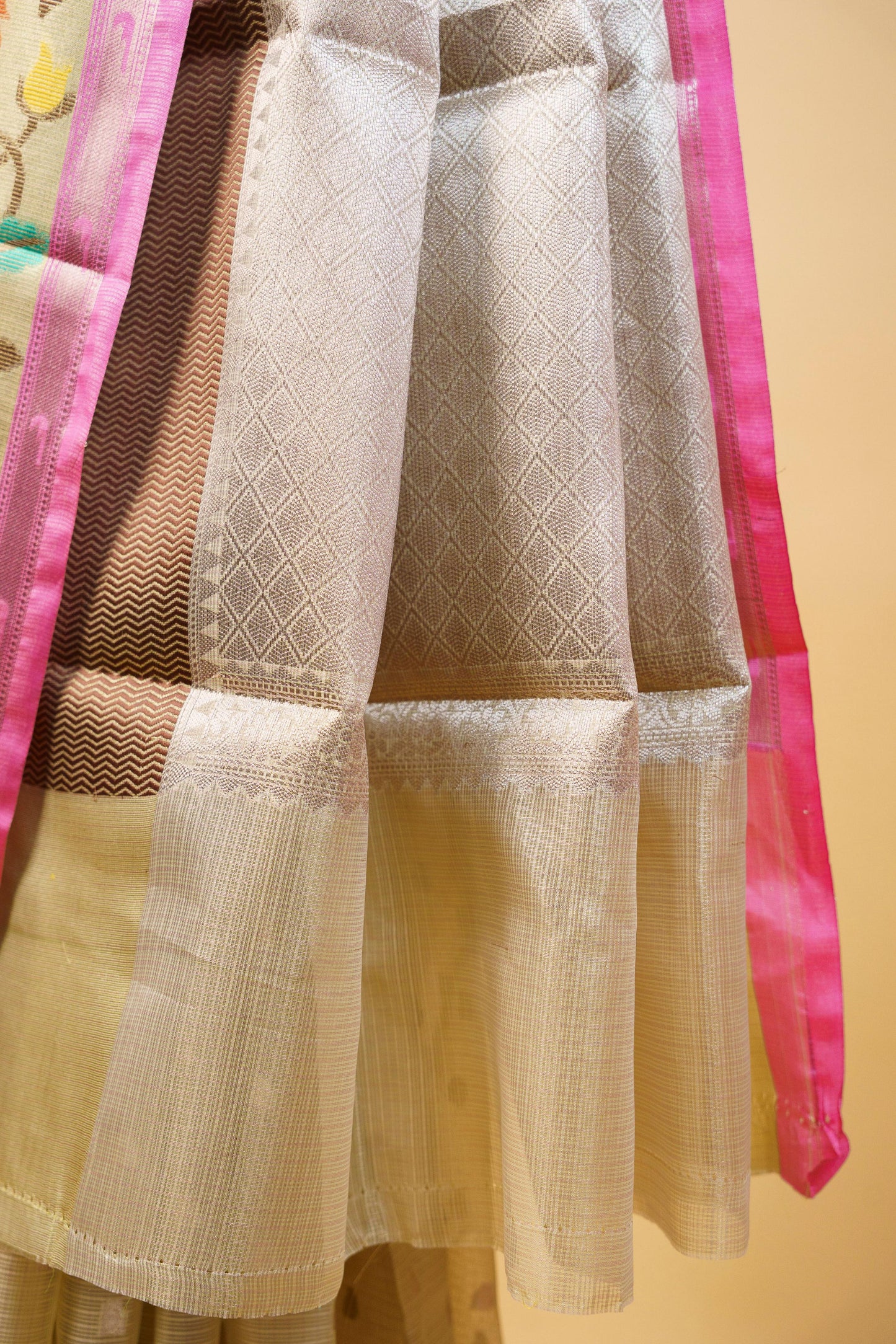 Green Tissue Kota Designer Pathni Border Premium Banarasi Saree