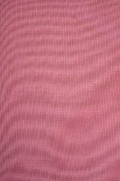 Pink Cotton Kota Designer Embroidery Premium Banarasi Saree