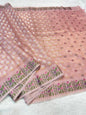 Pink Tissue Kota Designer Embroidery Premium Banarasi Saree