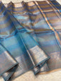 Blue Tissue Multi Saree