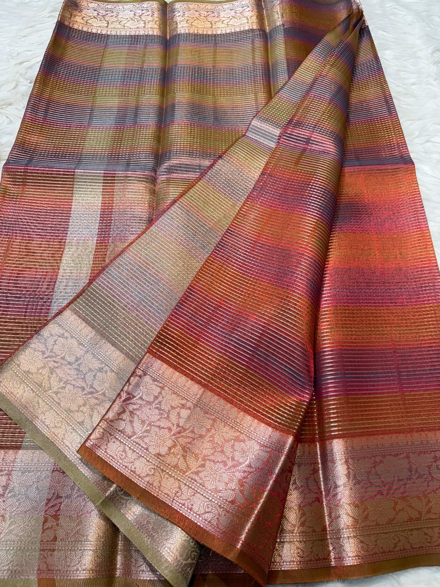 Tissue Multi Saree
