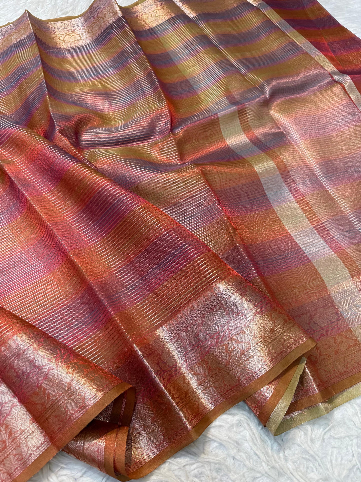 Tissue Multi Saree