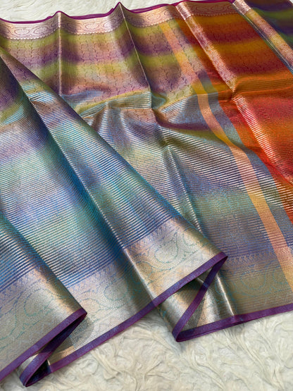Tissue Multi Saree