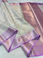 Lovender Cotton Silk Premium Banarasi Saree