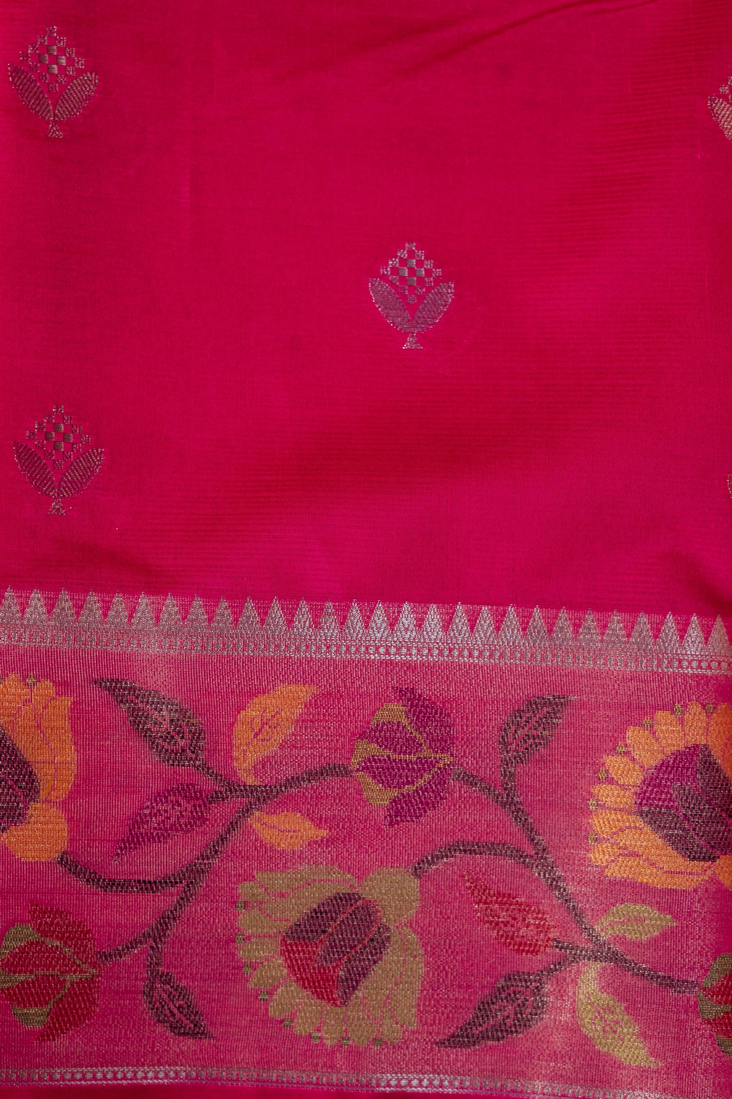 Gold Tissue Kota Paithani Border Premium Banarasi Saree