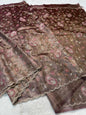 Tissue Designer Embroidery Premium Banarasi Saree