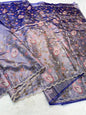 Tissue Designer Embroidery Premium Banarasi Saree