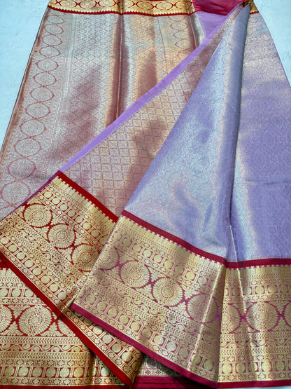 Lovender Kanchi Silk Banarasi Saree