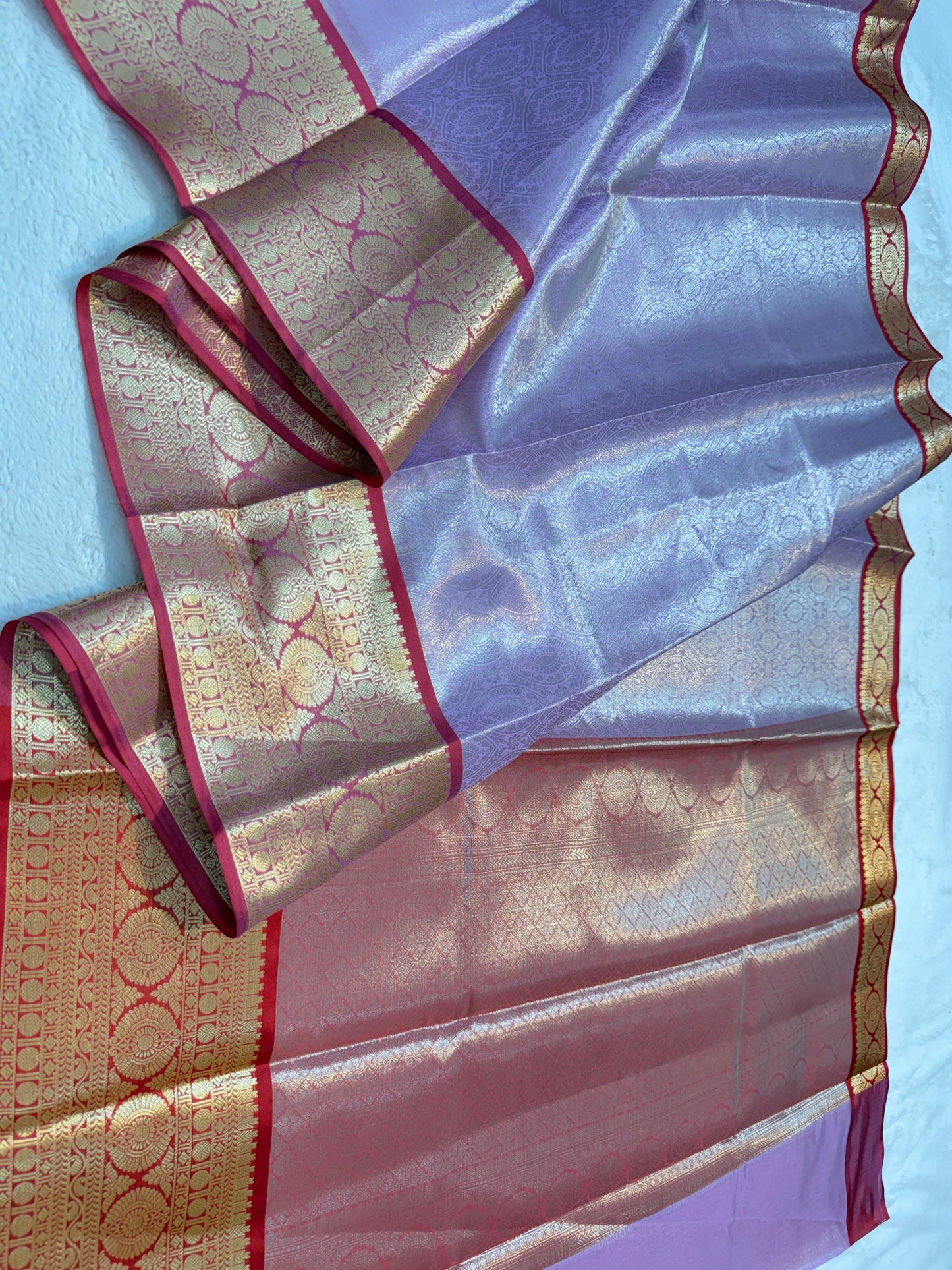 Lovender Kanchi Silk Banarasi Saree