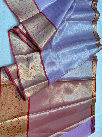 Lovender Kanchi Silk Banarasi Saree