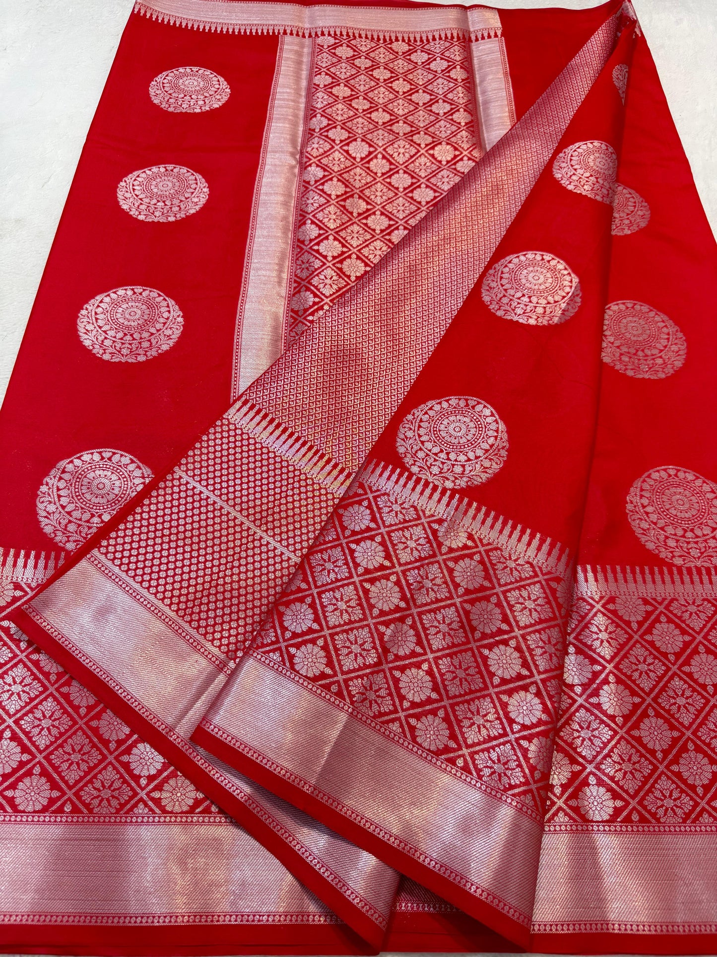 Red Soft Silk Saree