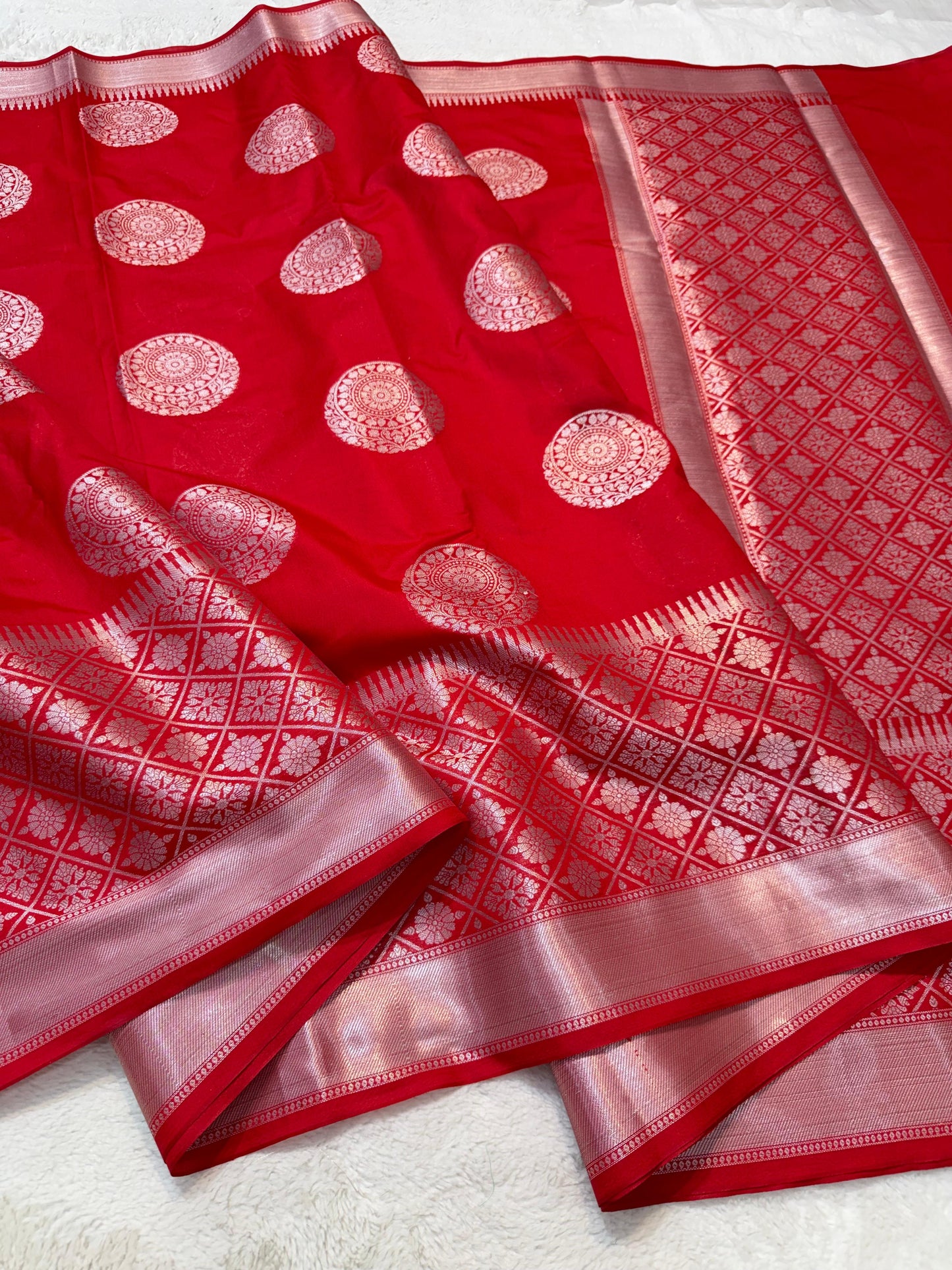 Red Soft Silk Saree