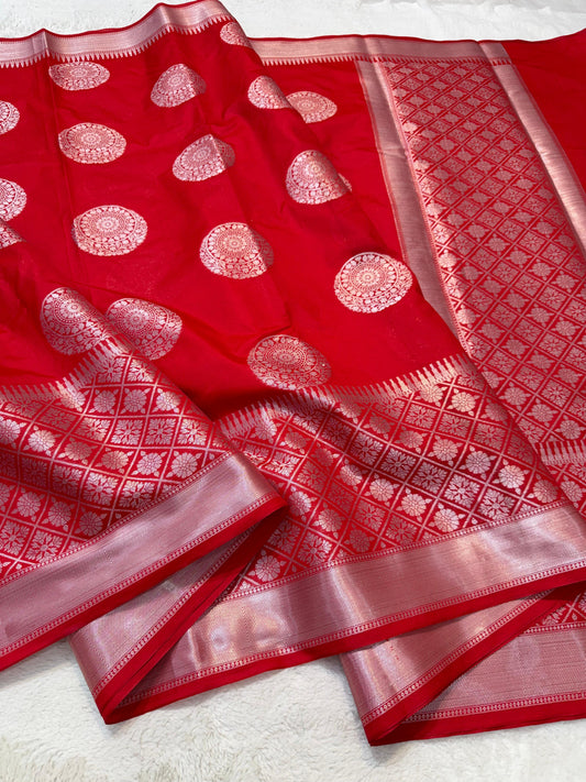 Red Soft Silk Saree