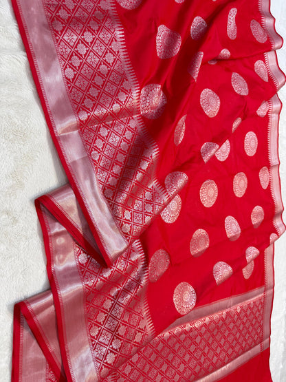 Red Soft Silk Saree