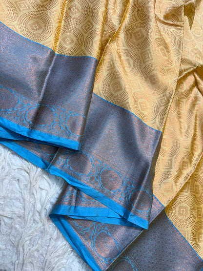 Gold Soft Silk Saree