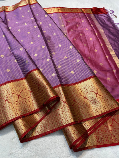 Lovender Soft Silk Banarasi Saree