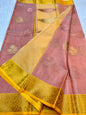 Pink Khadi Silk Banarasi Saree