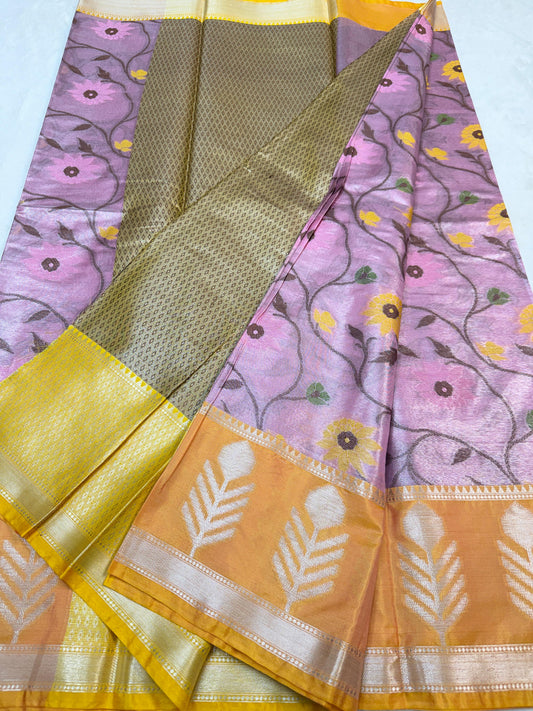 Soft Tissue Silk Premium Banarasi Saree