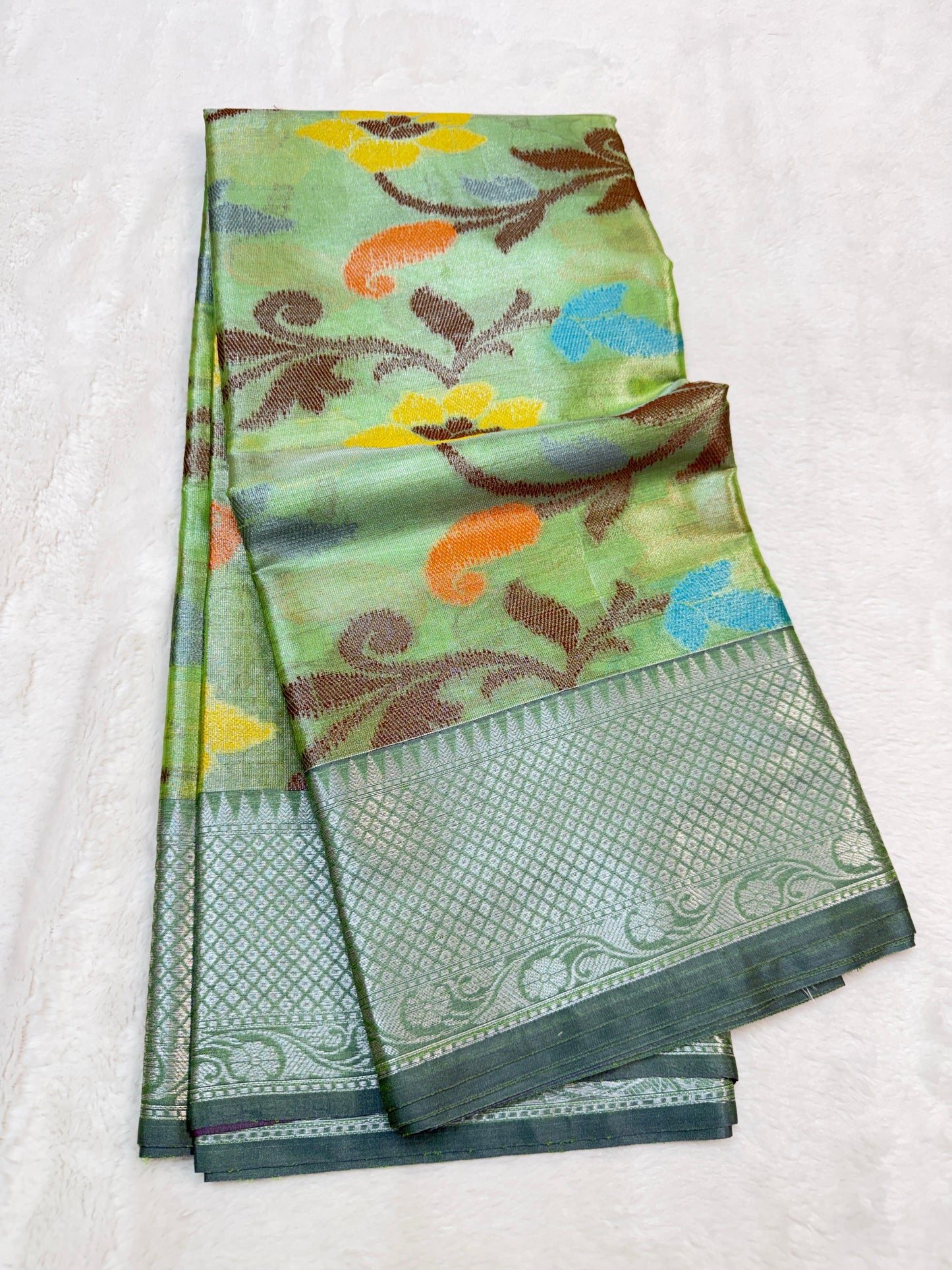 Soft Tissue Silk Premium Banarasi Saree